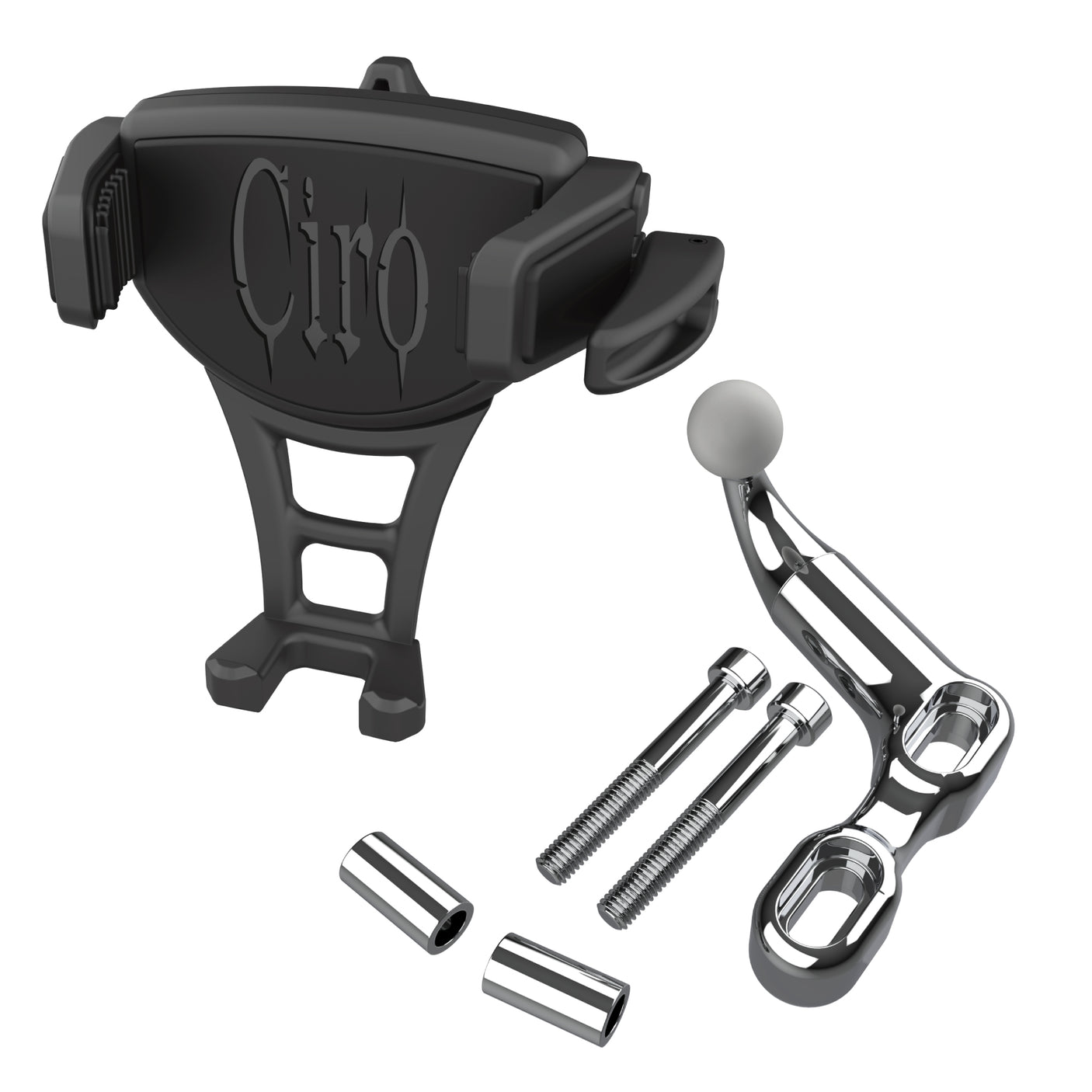 CONSTRICTOR PHONE HOLDER WITH OFFSET PERCH MOUNT