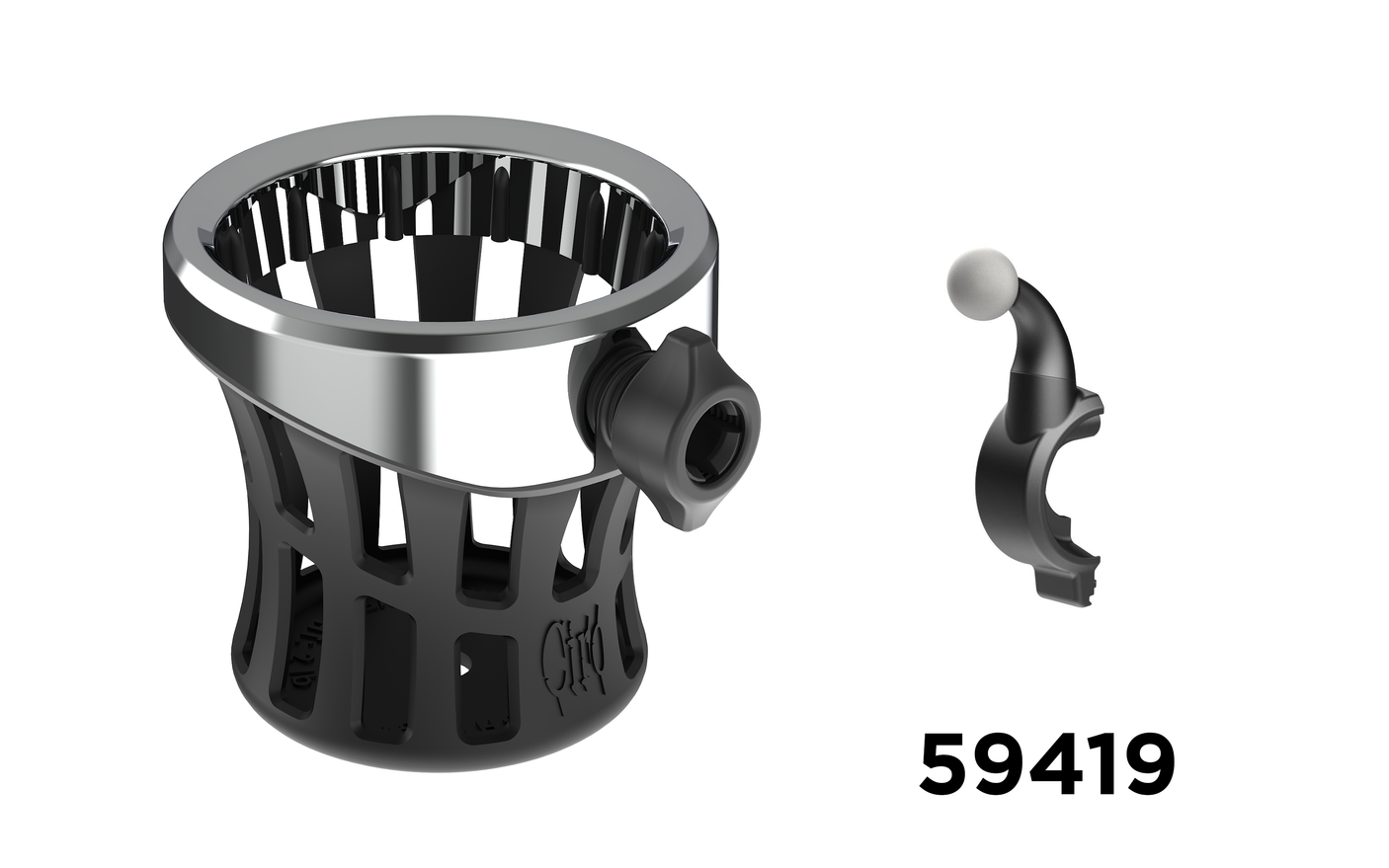 GEN 2 GOLDSTRIKE DRINK HOLDER WITH LEFT SIDE MOUNT FOR GOLD WING '18-UP DCT