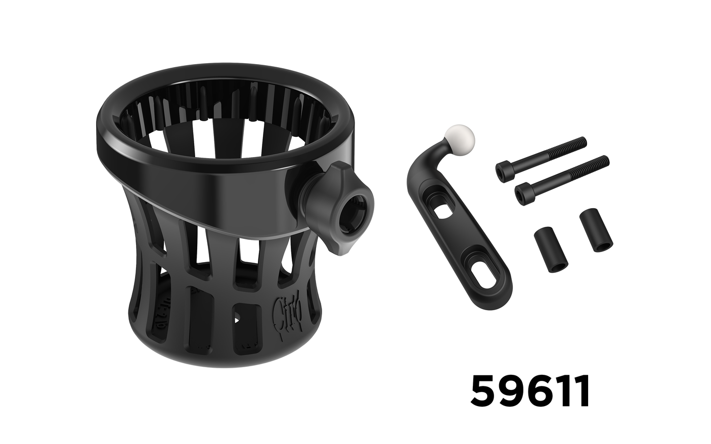 GEN 2 GOLDSTRIKE DRINK HOLDER WITH BLACK PERCH MOUNT
