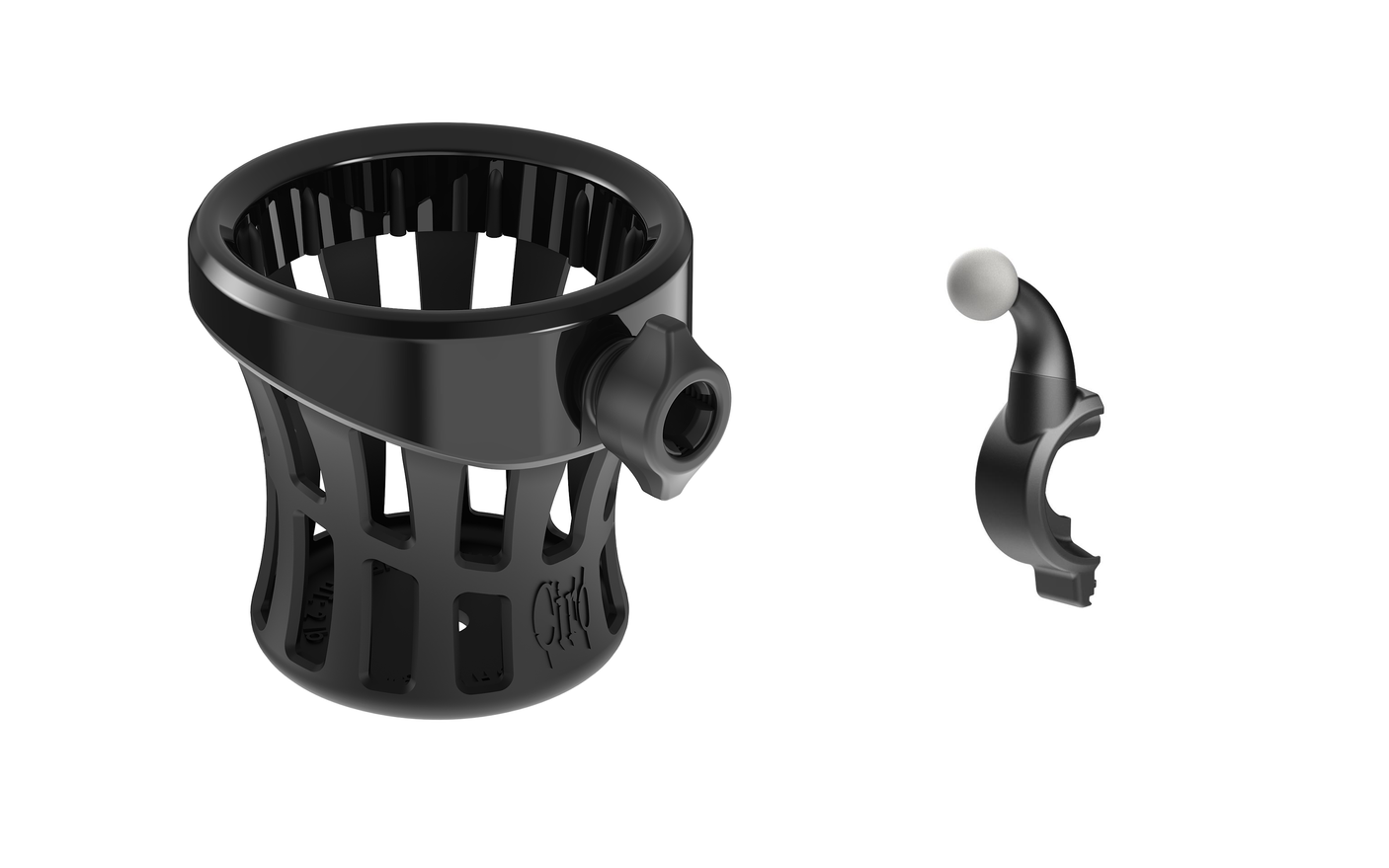 GEN 2 GOLDSTRIKE DRINK HOLDER WITH LEFT SIDE MOUNT FOR GOLD WING '18-UP DCT