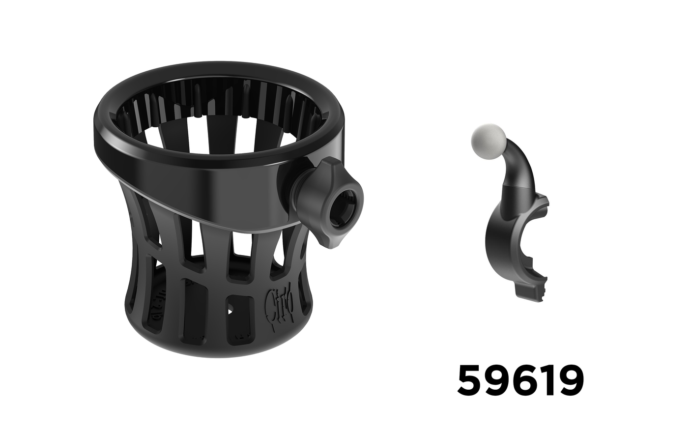 GEN 2 GOLDSTRIKE DRINK HOLDER WITH LEFT SIDE MOUNT FOR GOLD WING '18-UP DCT