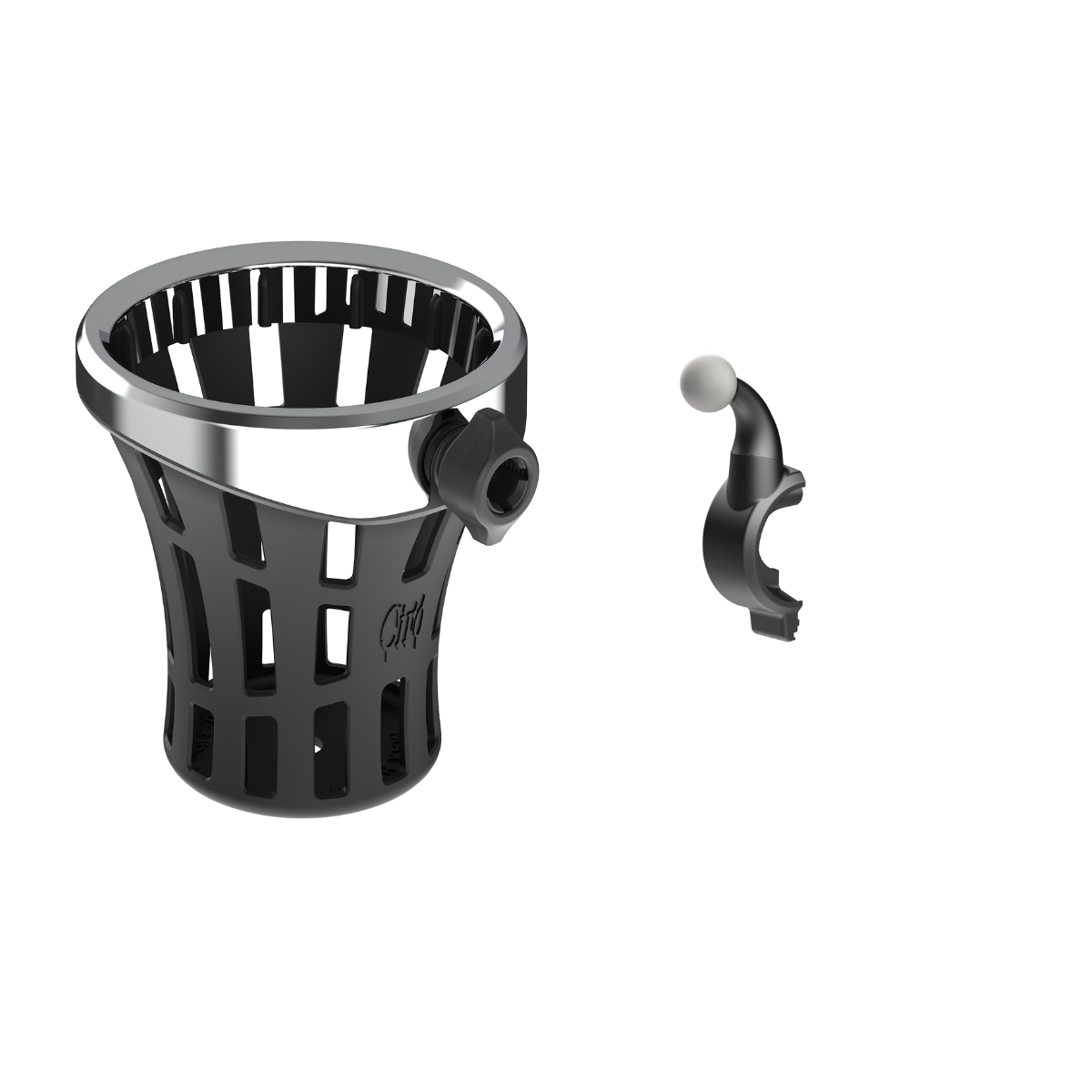 GEN 2 GOLDSTRIKE BIG ASS DRINK HOLDER WITH LEFT SIDE MOUNT FOR GOLD WING '18-UP DCT