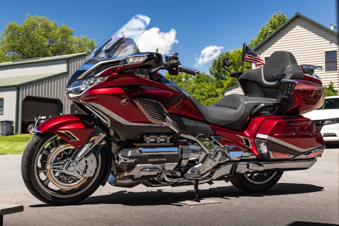 3-Way Adjustable Highway Peg Mounts w/ Twin Rail Pegs for '18-UP Gold Wing