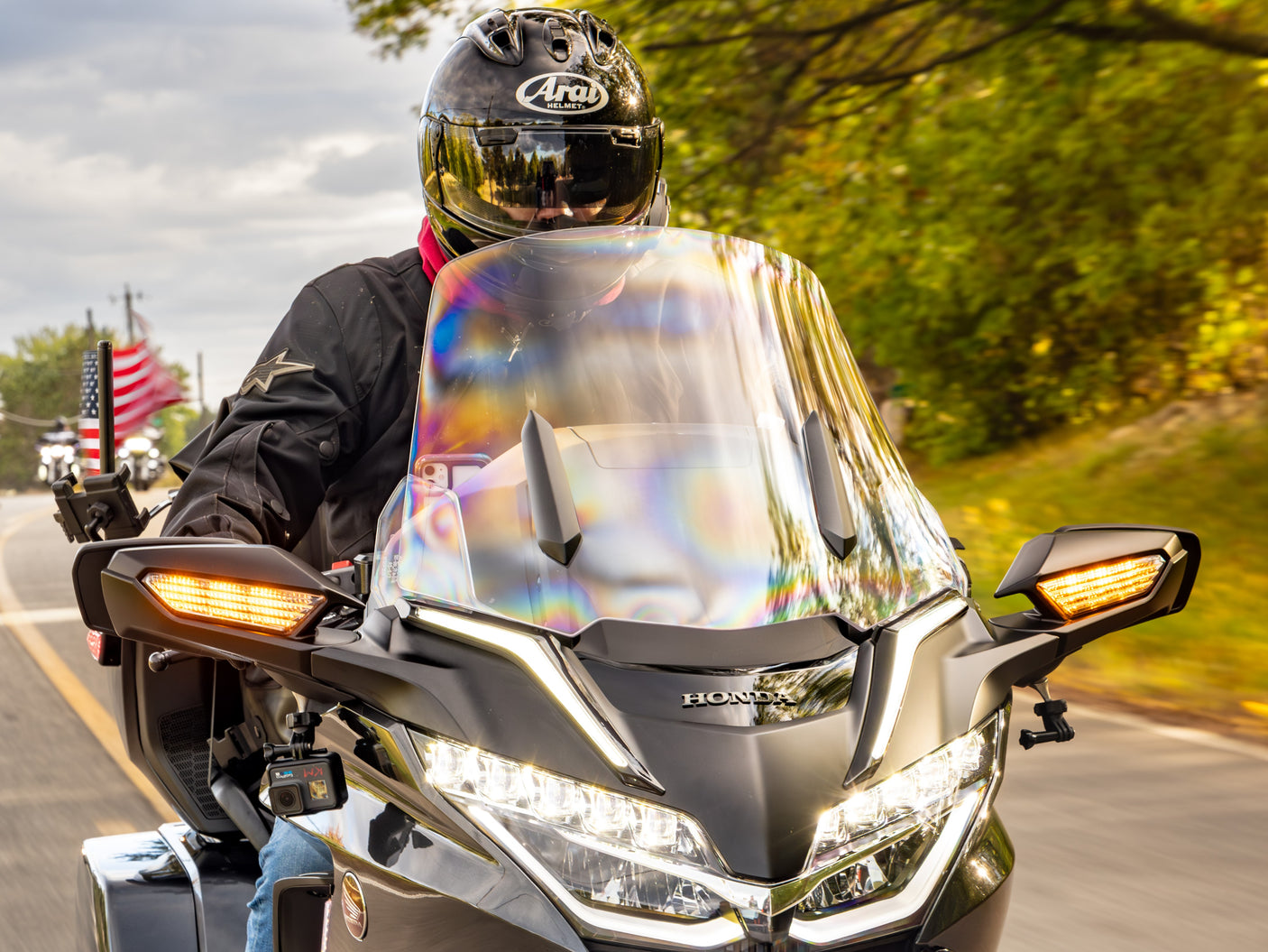 STRIKE WINDSHIELD TRIM for Gold Wing
