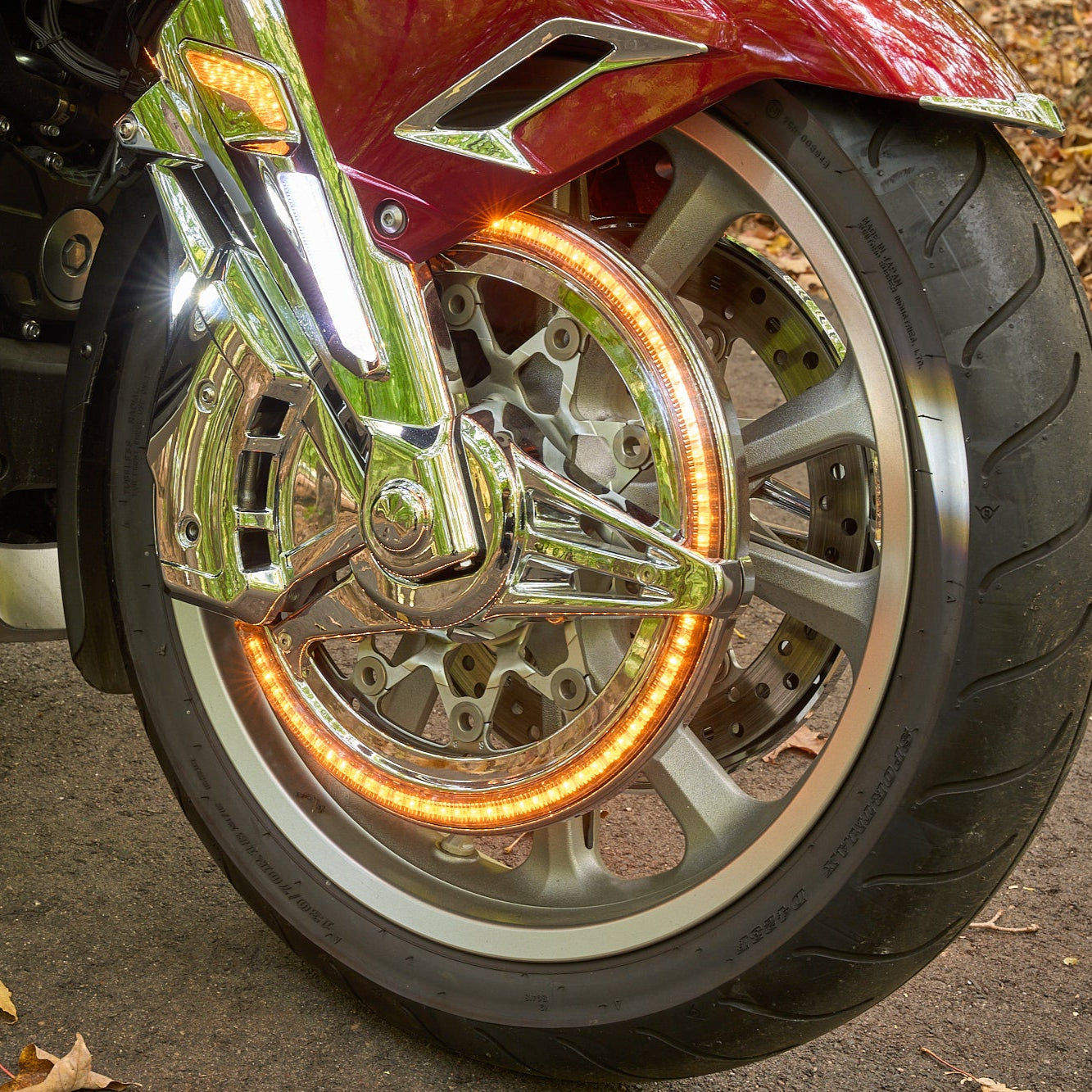 Fork Mounted Driving Lights for '18-up Gold Wing