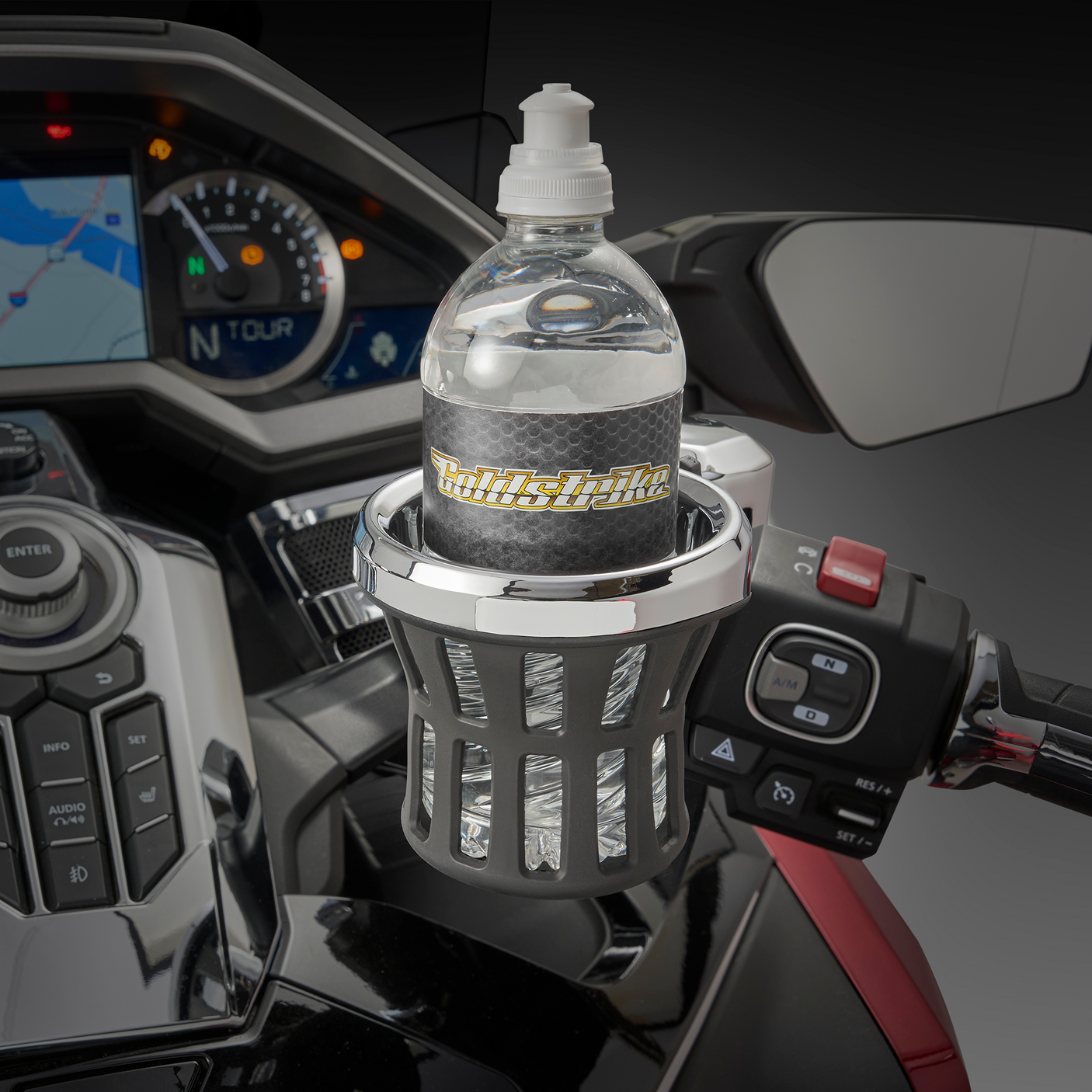 GEN 2 GOLDSTRIKE DRINK HOLDER WITH BLACK PERCH MOUNT
