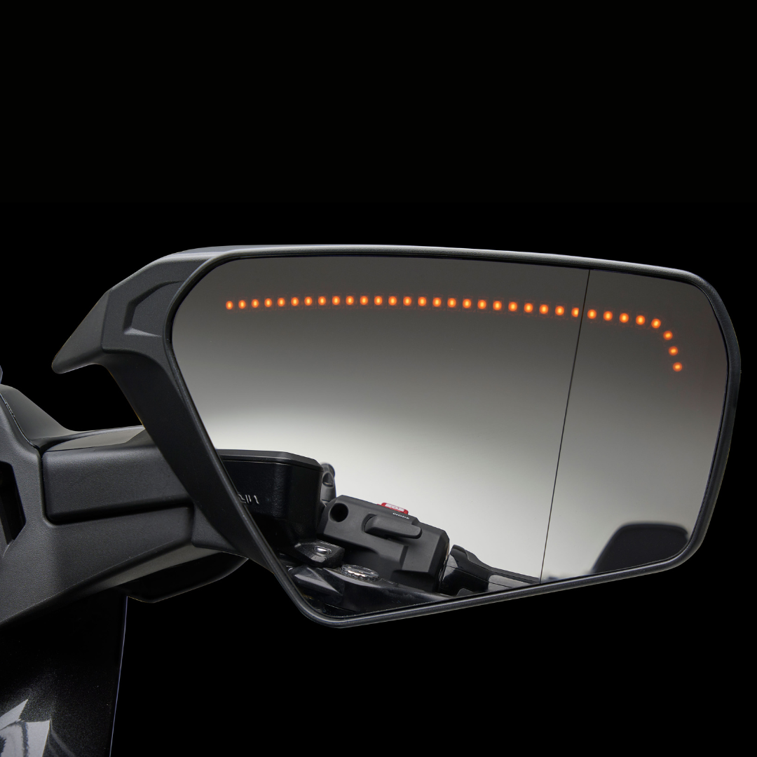 PANOVISTA™ EXTENDED CONVEX MIRRORS WITH SEQUENTIAL TURN SIGNALS FOR 2018-UP GOLD WING