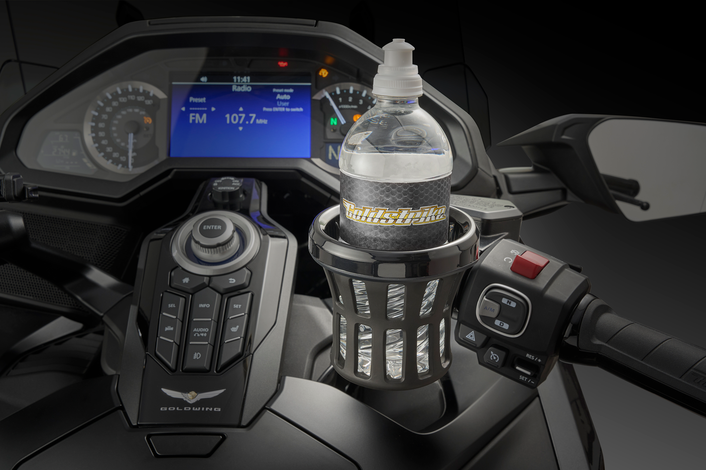 GEN 2 GOLDSTRIKE DRINK HOLDER WITH BLACK PERCH MOUNT