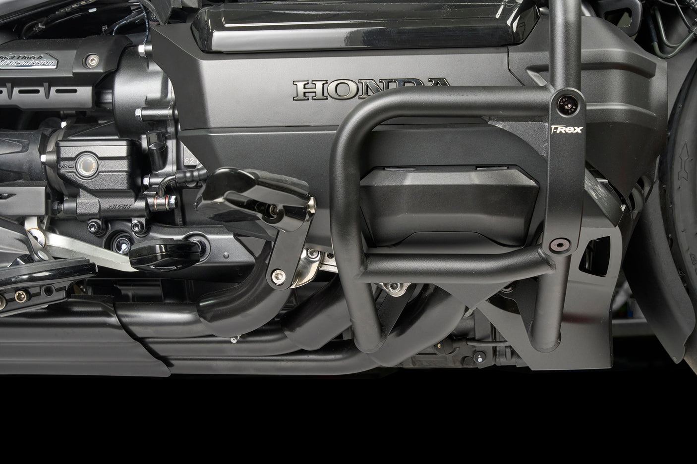 Base Mounts for 3-Way Adjustable Highway Pegs With T-Rex Engine Guards