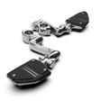 Hingeless Engine Guard Clamps / Highway Peg Mounts With Twin Rail Footrest