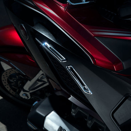 Twinart Chrome Radiator Vent Trim Insert For Honda Gold Wing