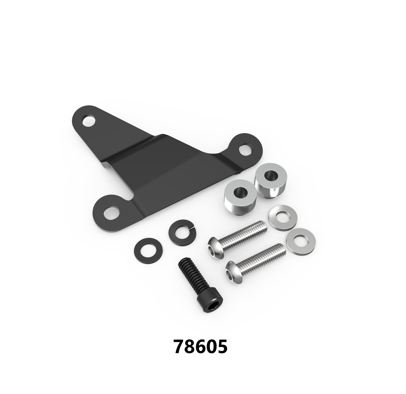 Goldstrike Tour Trunk Flag Pole Mount Kit For Honda Gold Wing