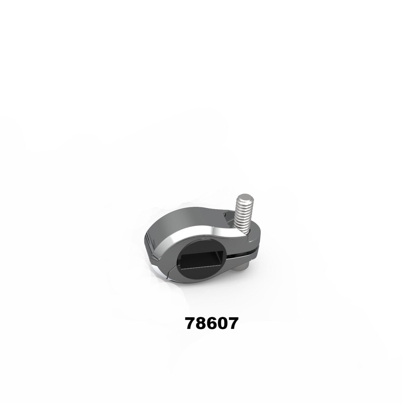 Goldstrike 1/2" Hingeless Clamp For Flat Luggage Rack For Honda Gold Wing