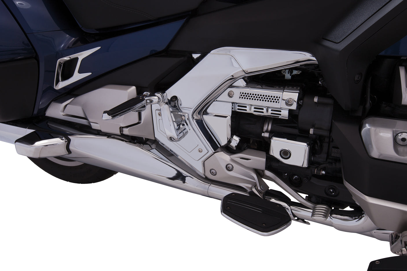 Goldstrike Chrome Engine Cover Set for Honda Gold Wing DCT Models