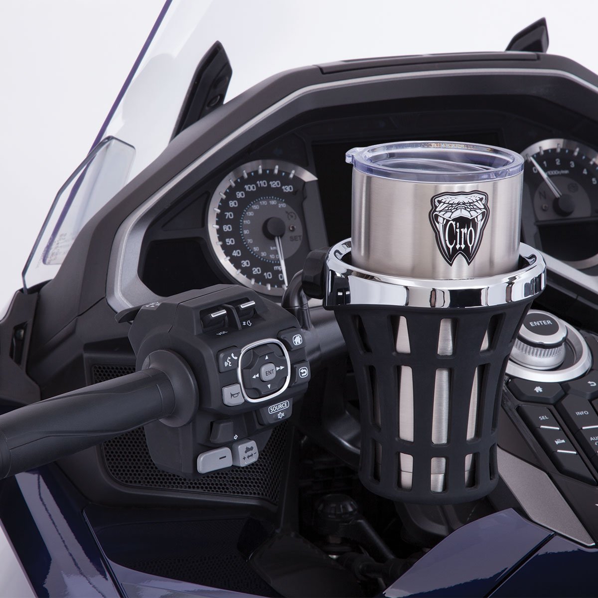 Goldstrike Left Side Big Ass Drink Holder For Honda Gold Wing