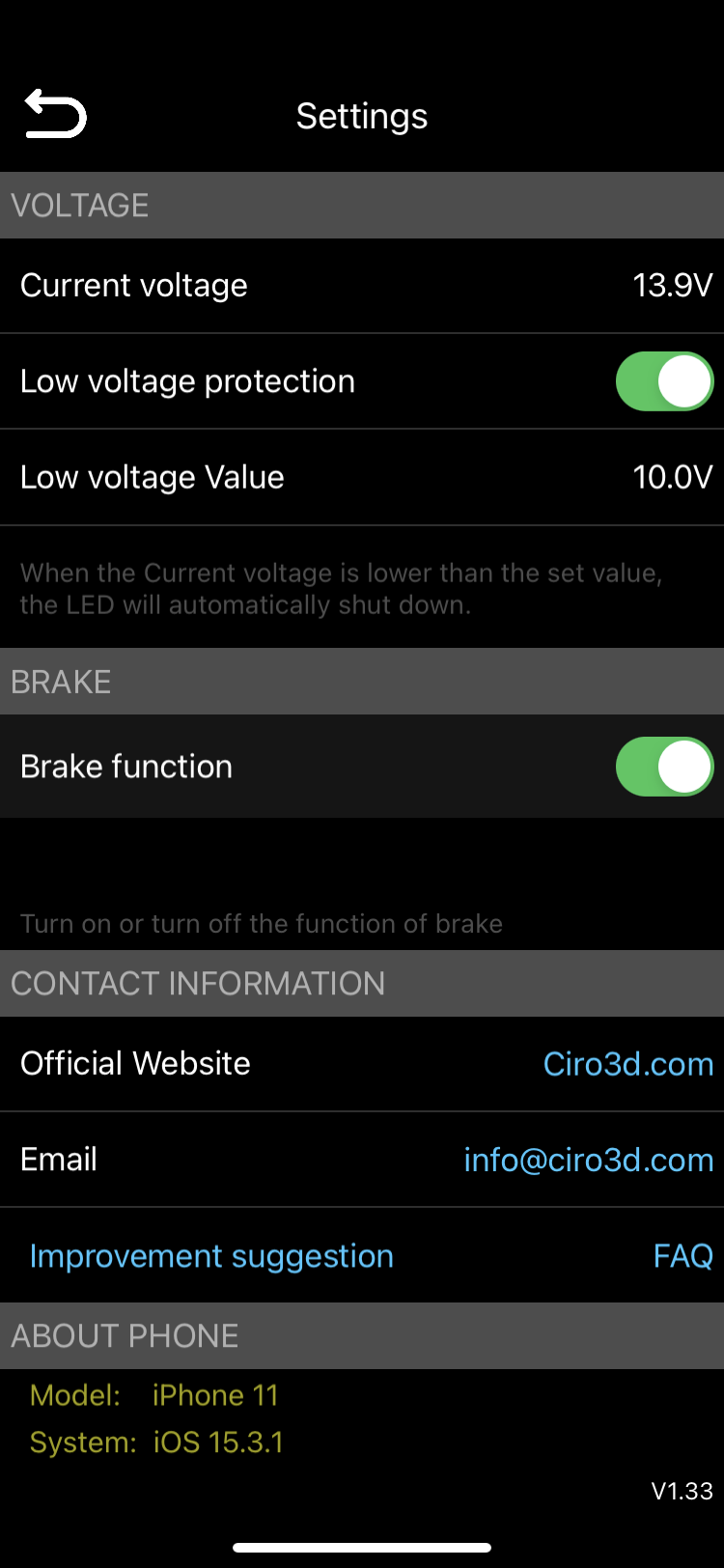 Ciro Shock & Awe 2.0 Bluetooth Controller Kit