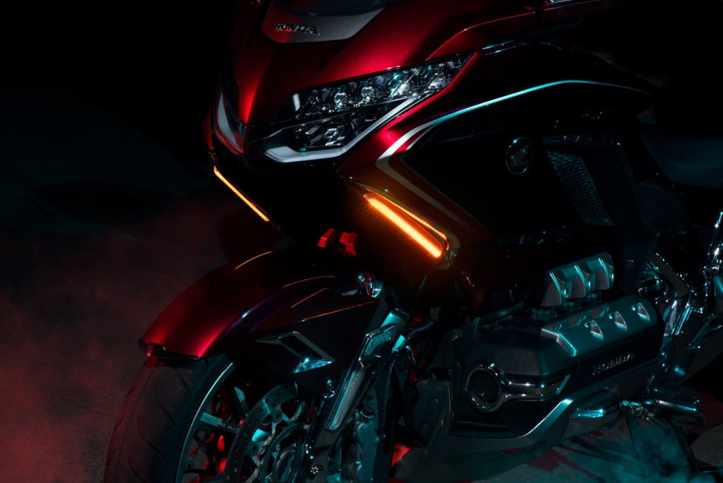Twinart Lighted Vent Trim Chrome For Honda Gold Wing