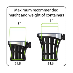 Original Drink Holder with Left Side Mount for DCT models