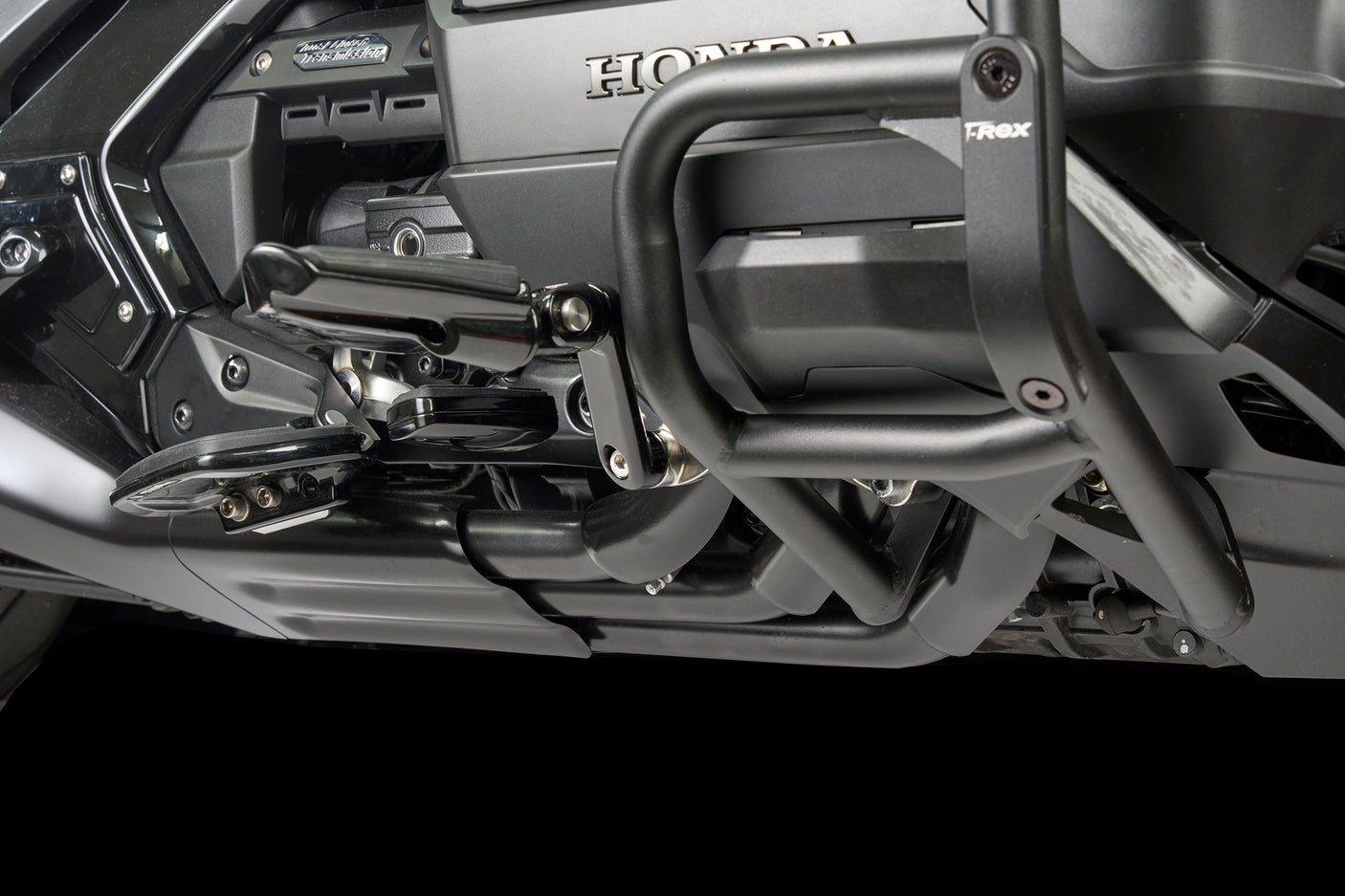 Base Mounts for 3-Way Adjustable Highway Pegs With T-Rex Engine Guards