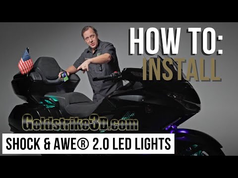 Honda Gold Wing Shock & Awe® 2.0 LED Lights, Goldstrike