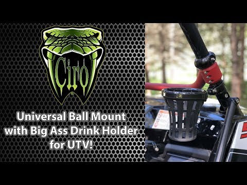Universal Ball Mount for 7/8" to 2-1/4" Diameter Tubes