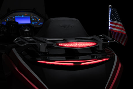 Goldstrike Luggage Rack  with Lightstrike Tail Light for Gold Wing