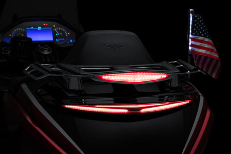 Goldstrike Luggage Rack  with Lightstrike Tail Light for Gold Wing