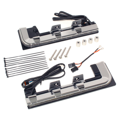 Goldstrike Chrome LED Engine Lighting Panels For Honda Gold Wing