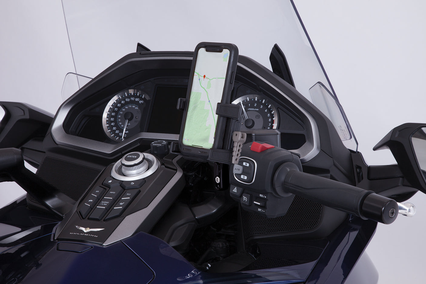 Goldstrike Smartphone Holder With Perch Mount For Honda Gold Wing