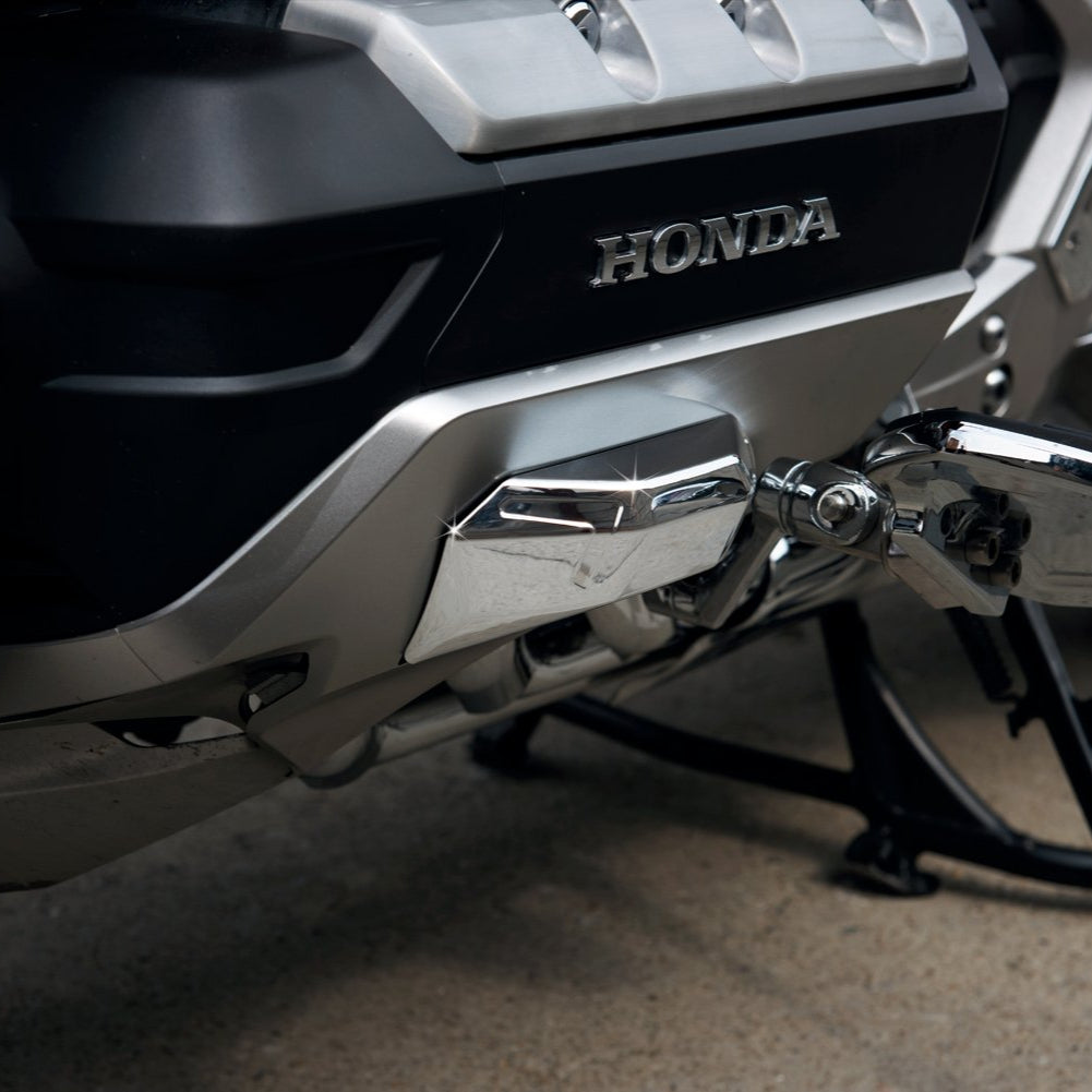 Chrome Engine Guard Covers by TWINART For Honda Gold Wing