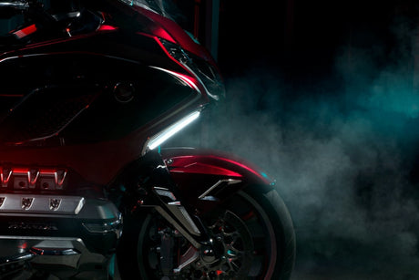 Twinart Lighted Vent Trim Chrome For Honda Gold Wing