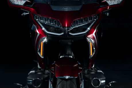 Twinart Lighted Vent Trim Chrome For Honda Gold Wing